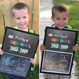 Free First Day of School Signs